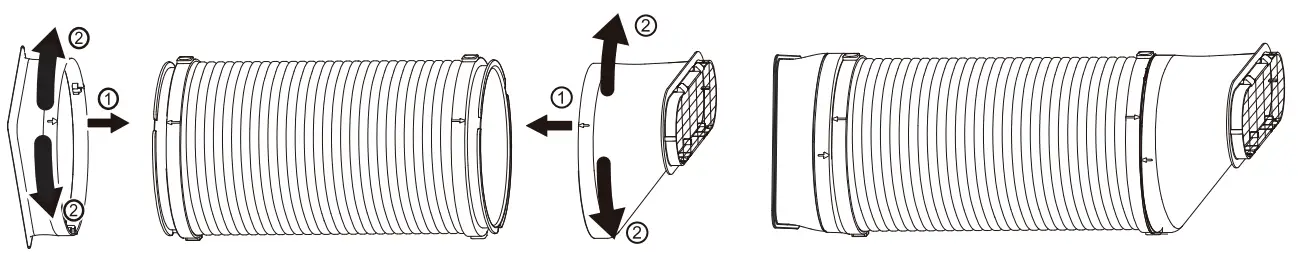 TURBRO 707 PAC GL10KWIFI A Portable Air Conditioner - Hose Outlet