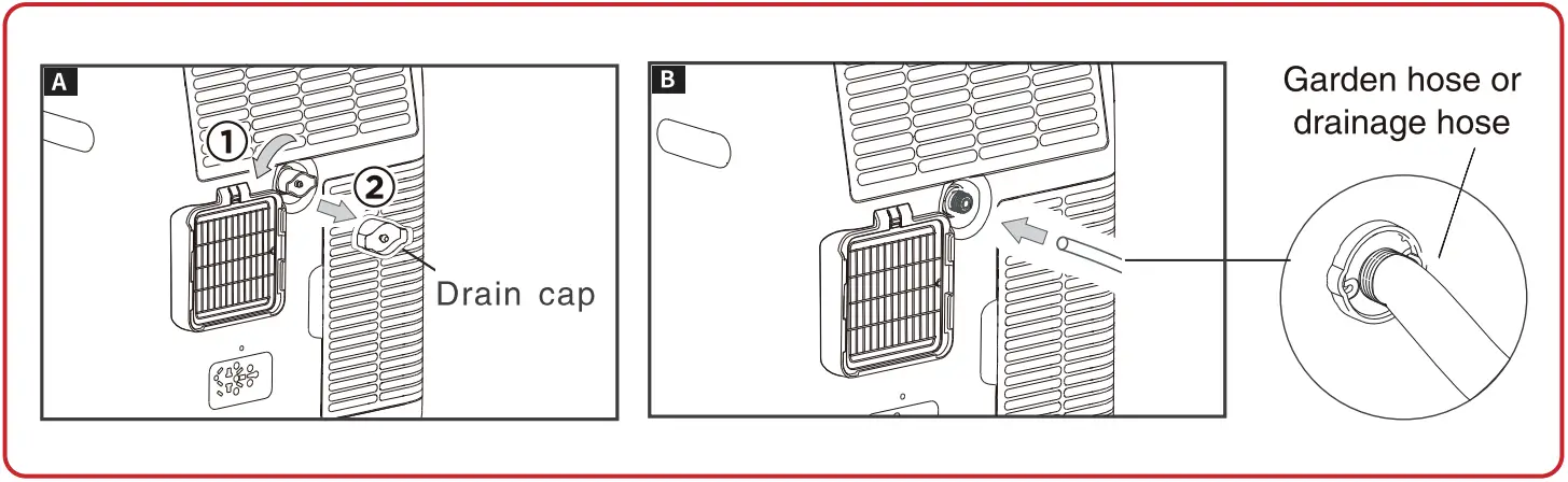 TURBRO 707 PAC GL10KWIFI A Portable Air Conditioner - Manual Drainage