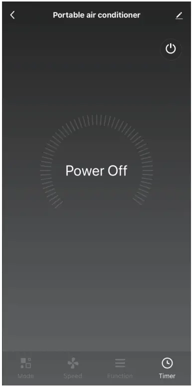 TURBRO 707 PAC GL10KWIFI A Portable Air Conditioner - Power off