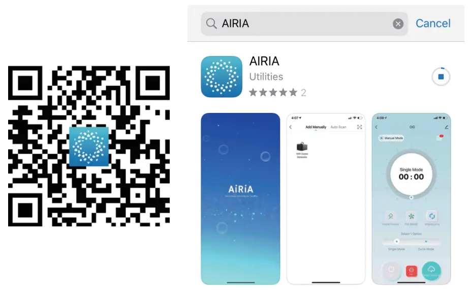 TURBRO 707 PAC GL10KWIFI A Portable Air Conditioner - Qr Code 1