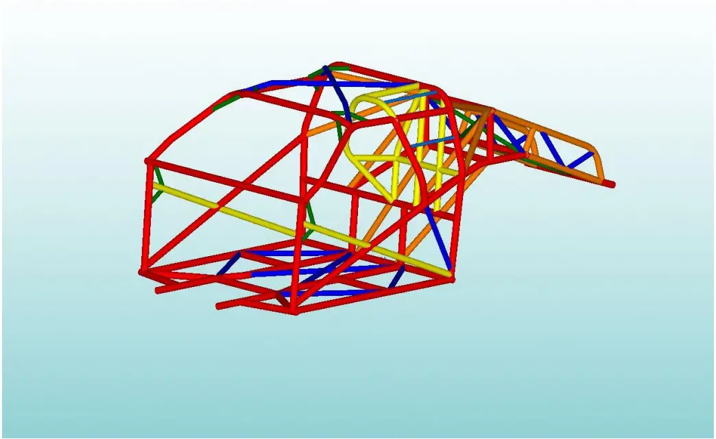 MOORE-RACE-CHASSIS-FABRICATION-Foxbody-25-3-Cage-Kit-with-Backhalf-PRODUCT