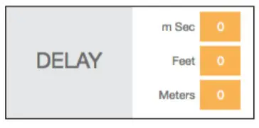 SONANCE DSP 2-750 MKII- DELAY