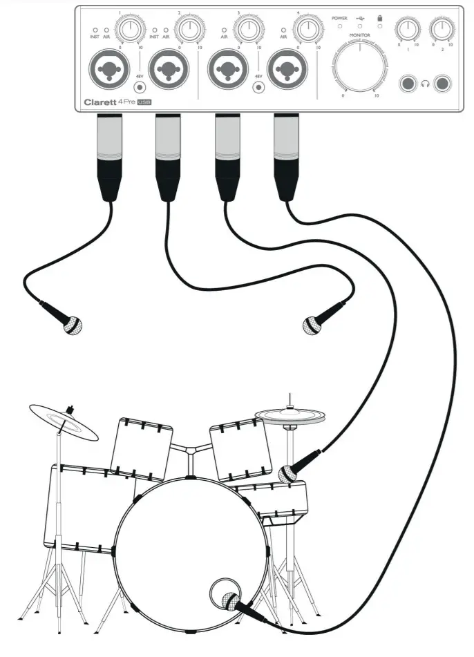 Focusrite Clarett 4 Pre USB Type C User -FIGURE 11