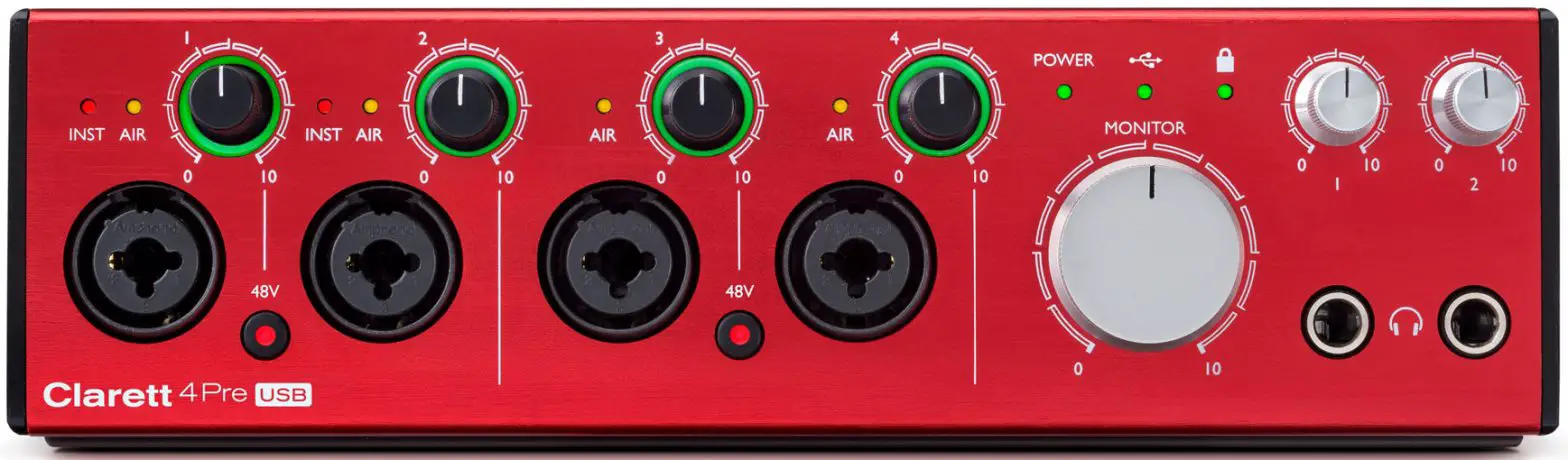 Focusrite Clarett 4 Pre USB Type C User -FIGURE