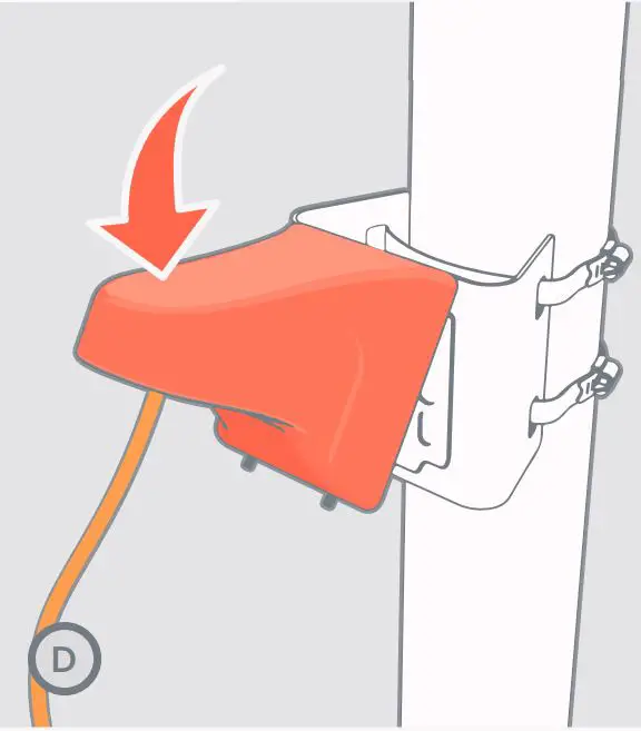 ONCAM C-Series Outdoor Pole Mount Bracker Accessory User Guide - Installation 4
