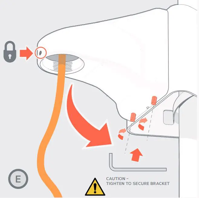 ONCAM C-Series Outdoor Pole Mount Bracker Accessory User Guide - Installation 5