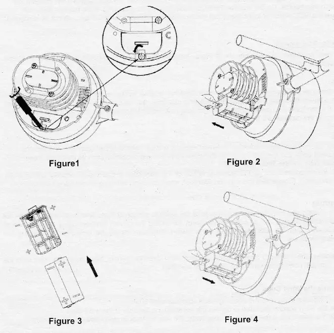 Nevada Professional Weather Station- lnserting the batteries