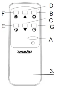 mesko MS 7928 7000 BTU Air Conditioner - PICTURE E