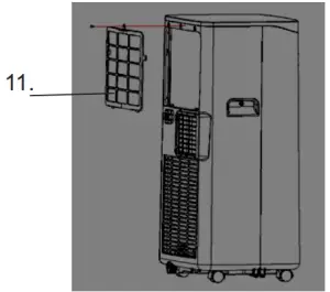 mesko MS 7928 7000 BTU Air Conditioner - PICTURE F