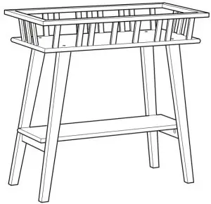 IKEA LANTLIV Plant Stand