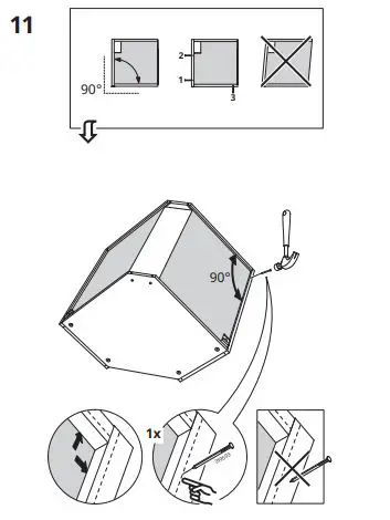 IKEA 602,056.59 METOD Corner wall Cabinet Frame fig11
