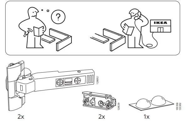 IKEA 602,056.59 METOD Corner wall Cabinet Frame fig2