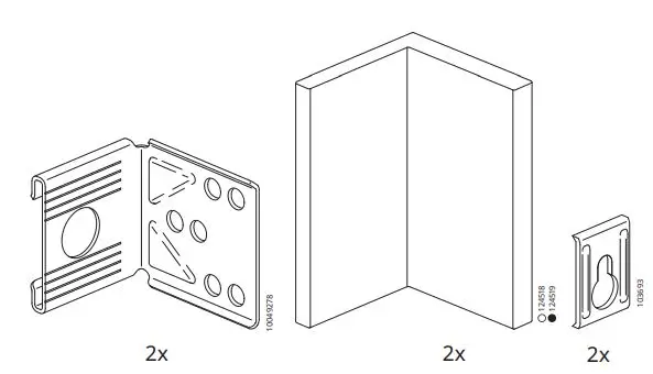 IKEA 602,056.59 METOD Corner wall Cabinet Frame fig4