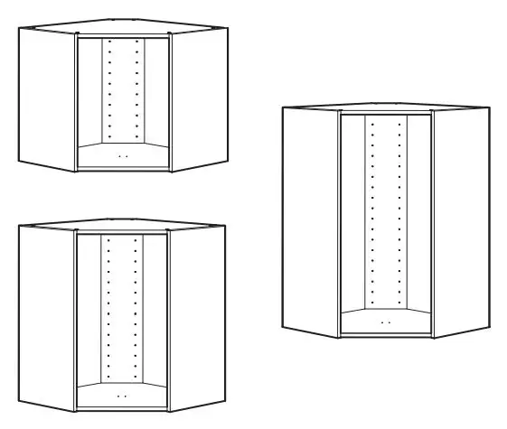 IKEA 602,056.59 METOD Corner wall Cabinet Frame