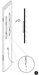 vimbod VIM2011 Intelligent Fitness Mirror - hook