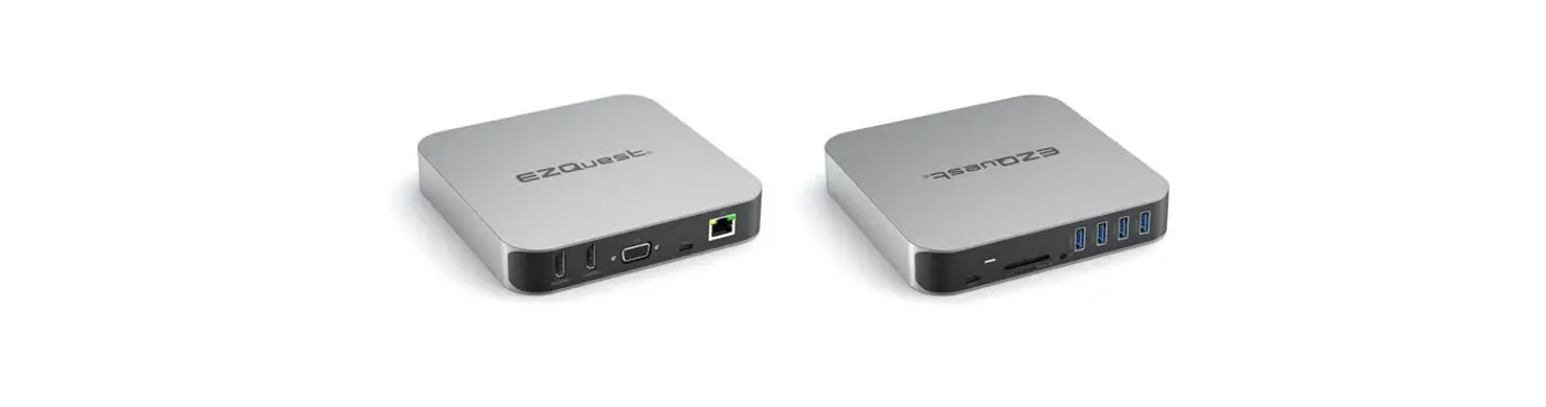 Ezquest X40214 Ultimate Plus Dual Hdmi Usb-c Multimedia Hub Adapter 12 Ports Instruction Manual