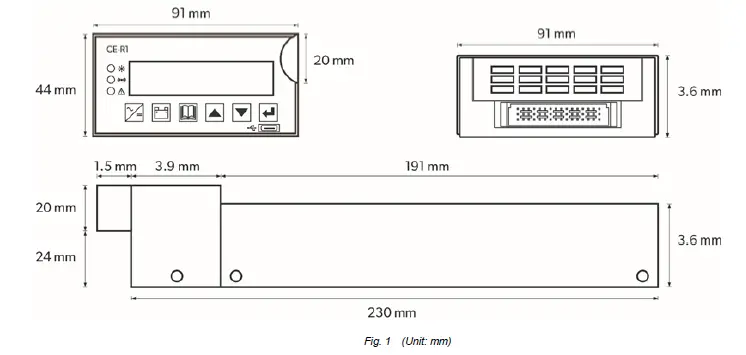 COTEK CE-R1 DC Power System Remote Control-1