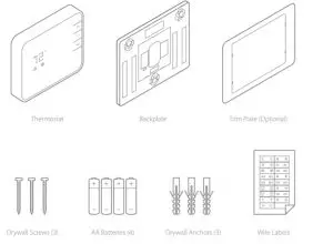 ALARM COM ADC T2000 Smart Thermostat Alarm Grid - figure 1