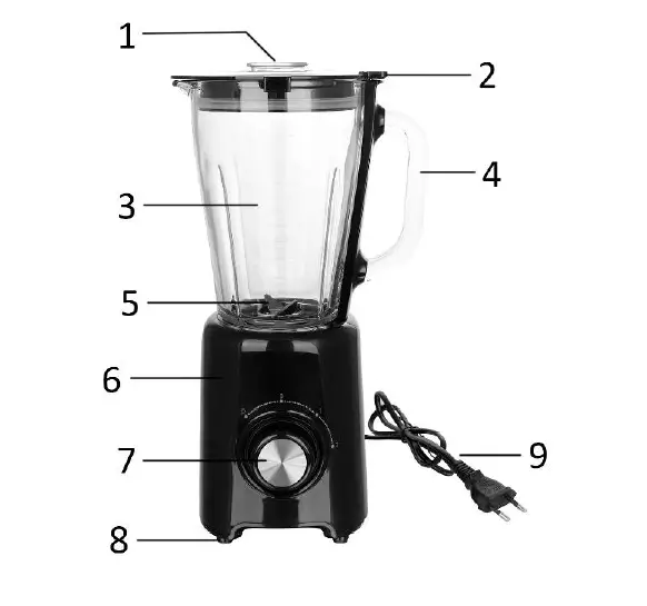 HEMA Y-956-1 500W Blender-1