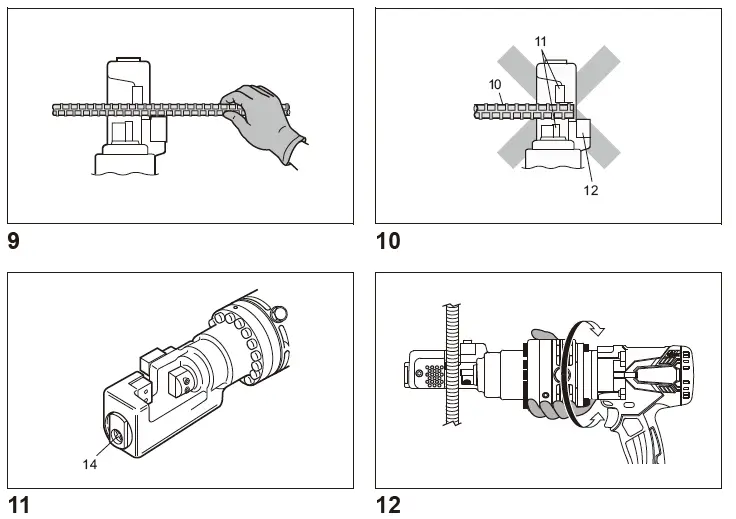 makita DSC163 Cordless Steel Rod Cutter fig 4