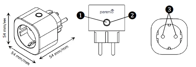 perenio PEHPL01 Power Link Power Plug 1