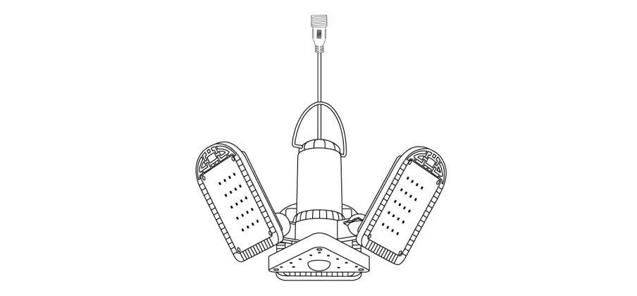 Agptek Sy-zy 2101002 Solar Motion Sensor Garage Light User Manual