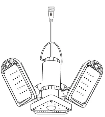 AGPTEK SY-ZY 2101002 Solar Motion Sensor Garage Light-fig1