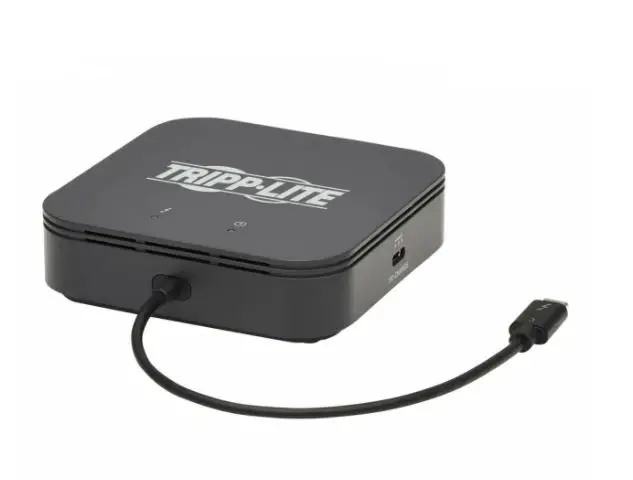 Tripp Lite Mtb3-dock-04 Thunderbolt 3 Dual-monitor Docking Station With 8k Displayport Owner's Manual