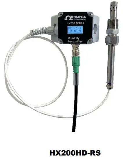 OMEGA HX200 Dew Point RH Transmitter - HX200HD-RS