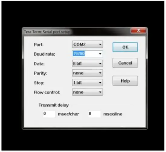 OMEGA HX200 Dew Point RH Transmitter - Rs232 SETTINGS