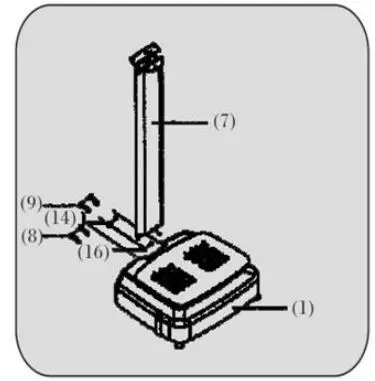 IN 2164 VibroGym inSPORTline Lilly Vibration Machine - ASSEMBLY 1