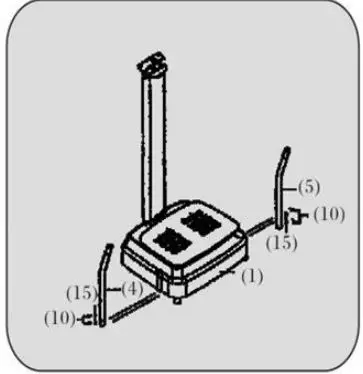 IN 2164 VibroGym inSPORTline Lilly Vibration Machine - ASSEMBLY 2