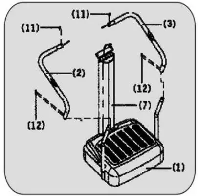 IN 2164 VibroGym inSPORTline Lilly Vibration Machine - ASSEMBLY 3