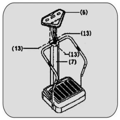 IN 2164 VibroGym inSPORTline Lilly Vibration Machine - ASSEMBLY 5