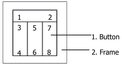 . CG100H4-MD 8-Scene Control Plate
