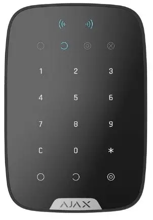 AJAX 26077 KeyPad Combo Wireless Touch Keyboard PRO
