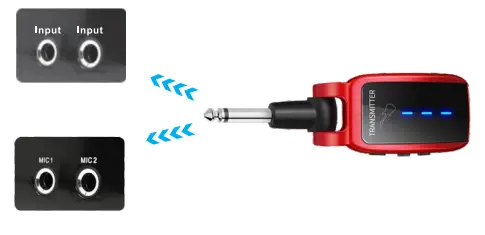 XIAOKOA U12DX Wireless Guitar System 5