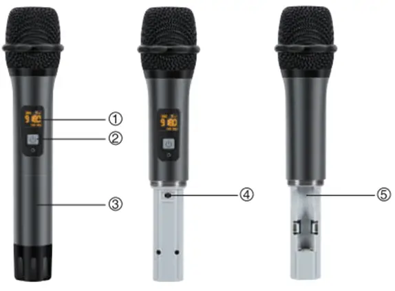 TONOR-Wireless-Microphone-Metal-Dual-Professional-UHF-Cordless-Dynamic-Mic-Handheld-Microphone-2