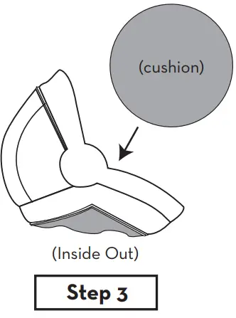 STAR WARS 282420 Mandalorian Grogu Pram Covered Cat &amp Dog Bed - Step 3