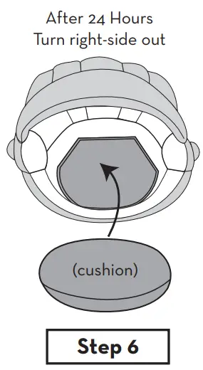 STAR WARS 282420 Mandalorian Grogu Pram Covered Cat &amp Dog Bed - Step 6