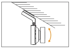 imou S400 Dash Cam 4MP Car DVR Video Recorder - Adjust the lens