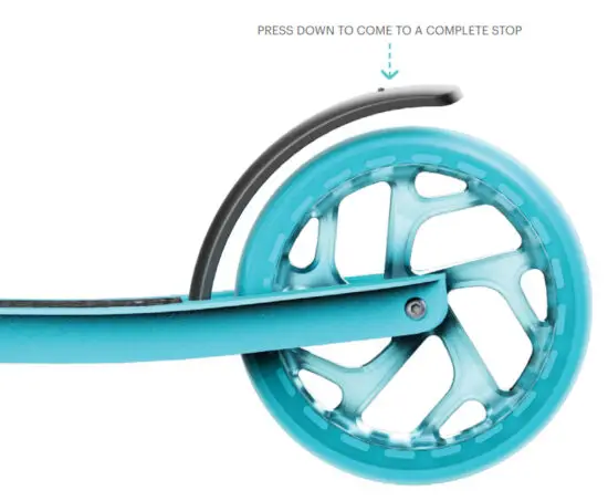 JETSON Hex Big Wheel Kick Scooter - Using the Brake