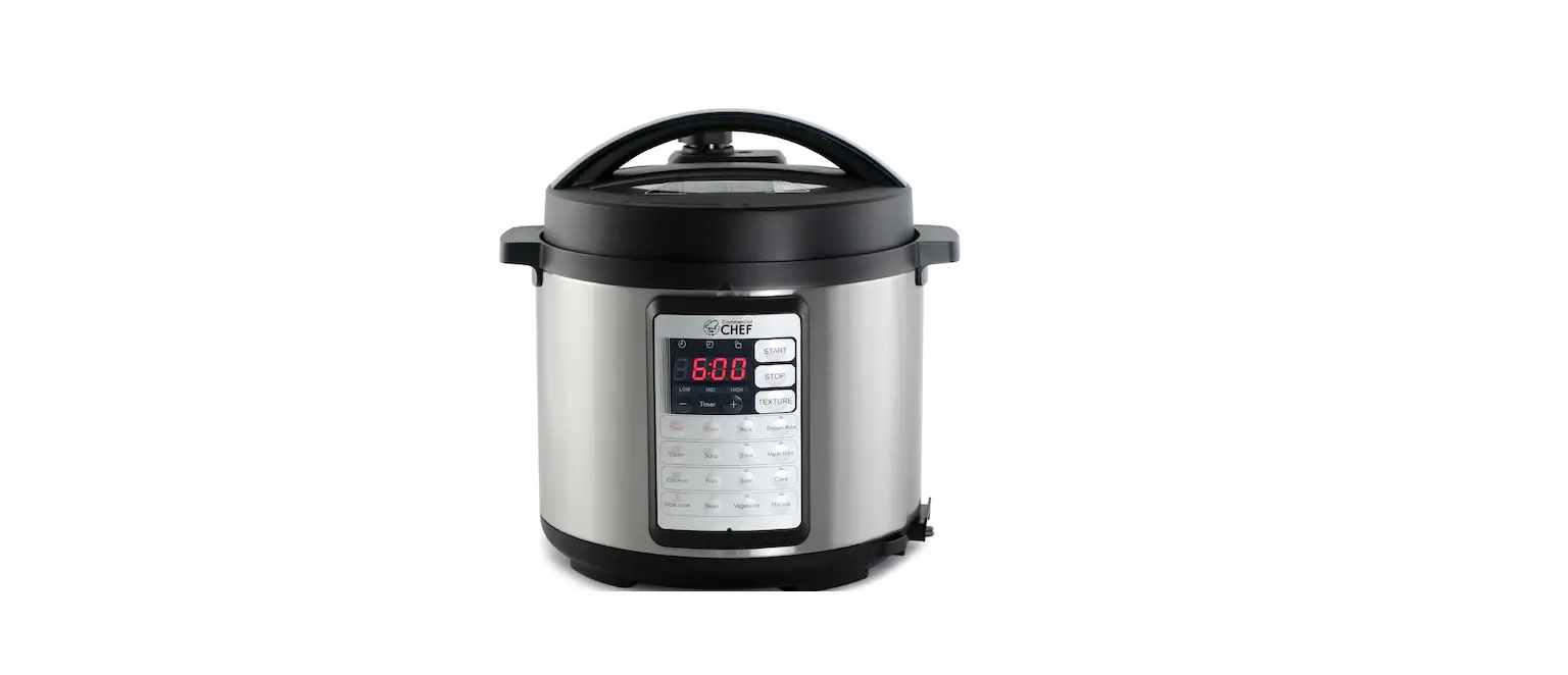Commercial Chef Chp63ms Electric Pressure Cooker User Manual