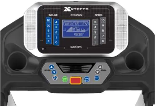 XTERRA FITNESS TRX3500 Folding Treadmill - Power