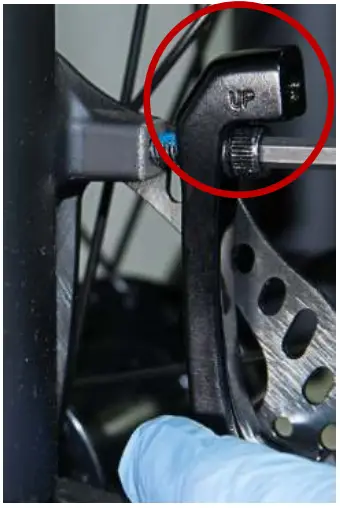 Align and bolt on the Disc Brake