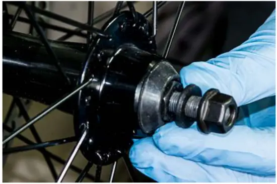 Attach the front wheel