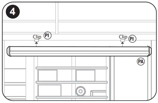 KODA LM030015 46 Inch LED Linkable Shop Light Slim Design with Motion Sensor and Remote Control - CEILING FLUSH2
