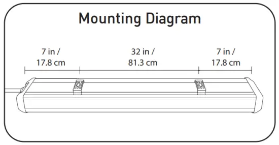KODA LM030015 46 Inch LED Linkable Shop Light Slim Design with Motion Sensor and Remote Control - CEILING HANGING6