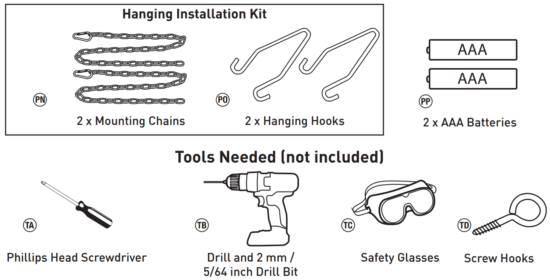 KODA LM030015 46 Inch LED Linkable Shop Light Slim Design with Motion Sensor and Remote Control - fig2