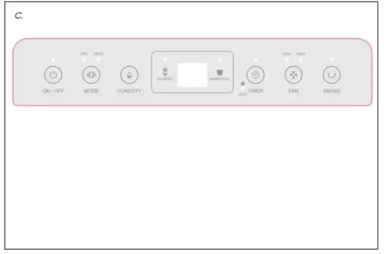 Woods MRD20 Powerful All Around Dehumidifier - fig 2